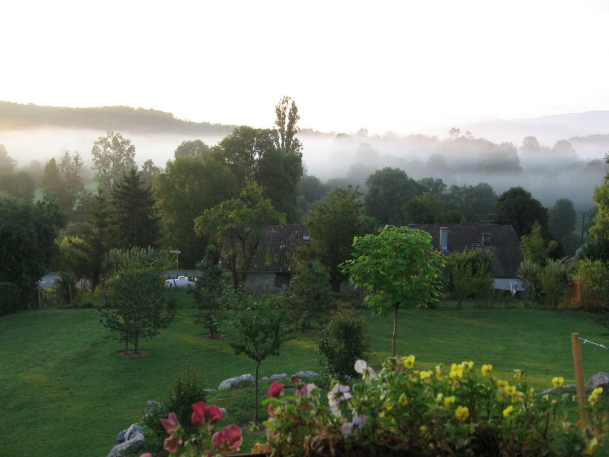 Splendide vue Pyrénées, Rez de jardin 2 chambres Montjoie-en-Couserans Esterno foto