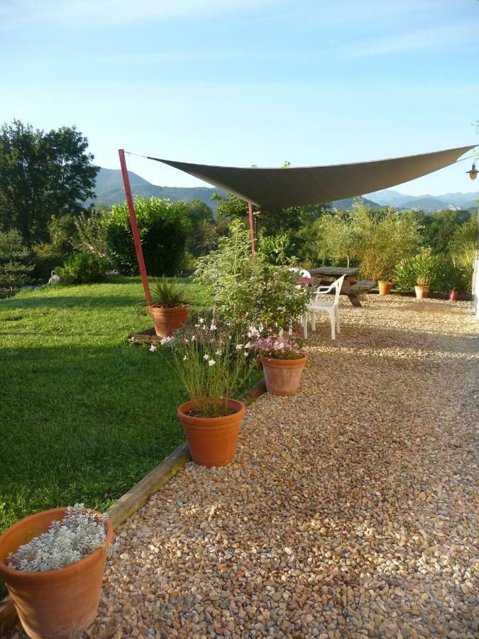 Splendide vue Pyrénées, Rez de jardin 2 chambres Montjoie-en-Couserans Esterno foto
