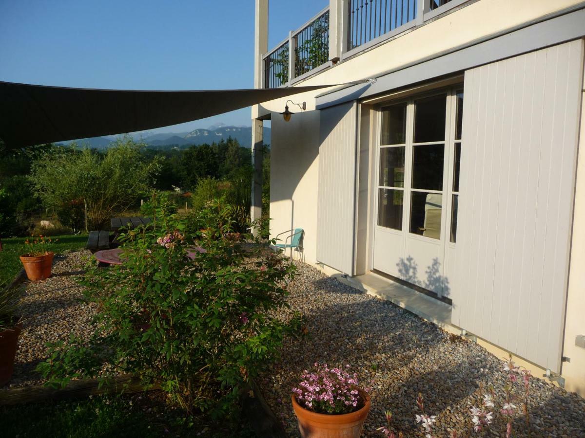 Splendide vue Pyrénées, Rez de jardin 2 chambres Montjoie-en-Couserans Esterno foto